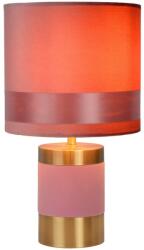 Lucide Frizzle pink-arany asztali lámpa (LUC-10500/81/66) E14 1 izzós IP20 (10500/81/66)