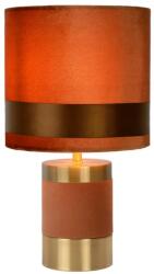 Lucide Frizzle barna-arany asztali lámpa (LUC-10500/81/43) E14 1 izzós IP20 (10500/81/43)