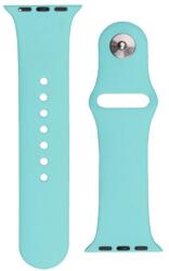 gigapack Pótszíj (egyedi méret, szilikon, állítható, fém kapocs) MENTAZÖLD Apple Watch Series 8 41mm, Apple Watch Series 6 40mm, Apple Watch Series 1 38mm, Apple Watch Series 4 40mm, Apple Watch Series (GP-142