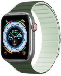 DUX DUCIS pótszíj (egyedi méret, szilikon, 3D minta, mágneses zár) ZÖLD Apple Watch Series 8 41mm, Apple Watch Series 6 40mm, Apple Watch Series 1 38mm, Apple Watch Series 7 41mm, Apple Watch Se (GP-142279)