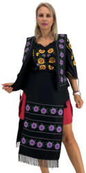 Ie traditionala Costum Popular cu broderie traditionala Priscilla 2 ( o vesta si 2 fote )