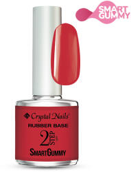 Crystal Nails 2S SmartGummy Rubber base gel - Nr36 Fiery Red 8ml