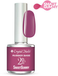Crystal Nails 2S SmartGummy Rubber base gel - Nr38 Rose Violet 8ml