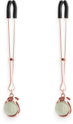 NS Novelties Bound Nipple Clamps G1 Rose Gold