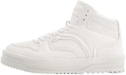 Bershka Sneaker înalt alb, Mărimea 43