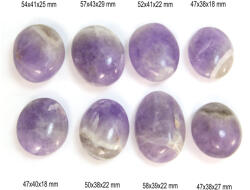 Palm Stone Ametist Lavanda Mineral Natural 47-57 x 38-43 x 18-29 mm - (XXL) - 1 Buc