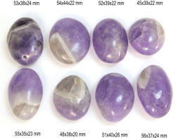Palm Stone Ametist Lavanda Mineral Natural 45-56 x 35-44 x 20-26 mm (XXL) - 1 Buc