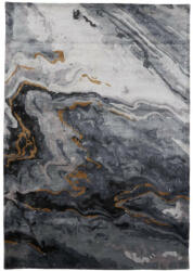 QUERRY szürke, márványmintás, kézi csomózású prémium szőnyeg 160x230cm