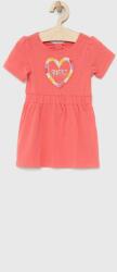 Guess gyerek ruha rózsaszín, mini, harang alakú - rózsaszín 122-125 - answear - 11 290 Ft