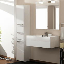 GreenSite Drohmo S33 fürdőszoba szekrény, 30x170x30 cm, fehér