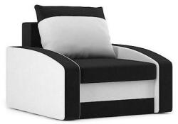 Greensite Monviso fotel, normál szövet, hab töltőanyag, szín - fekete / fehér