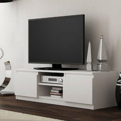 GreenSite Drohmo RTV120 TV állvány, 120x36x40 cm, fehér