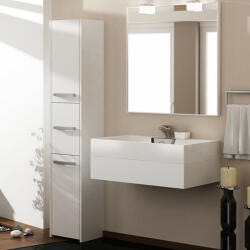 GreenSite Drohmo S43 fürdőszoba szekrény, 40x170x30 cm, fehér