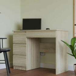 GreenSite Odell Mijas íróasztal bal oldali tárolókkal, 98x76x51 cm, sonoma