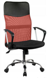 GreenSite Forgó irodai szék, Nemo, hálós szövet, 61x107.5x50 cm, piros