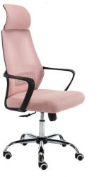GreenSite Forgó irodai szék, Nigel, szövet, 68x127x52 cm, rózsaszín