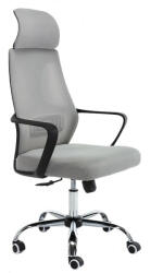 GreenSite Forgó irodai szék, Nigel, szövet, 68x127x52 cm, szürke