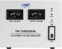 PNI SVM2000VA feszültségszabályozó, szervomotorral, 2000VA, 1600W (PNI-SVM-2K)