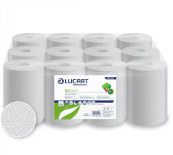 Lucart Kéztörlő 2 rétegű tekercses átmérő: 14 cm fehér 12 tekercs/karton 14 CF EcoLucart_861080 (861080)