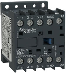 Schneider Electric TeSys K - LC1K0910B5 - LC1K AC mágneskapcsoló 9A, 1 záró, AC, 24VAC tekercsfeszültség, 50Hz (LC1K0910B5)