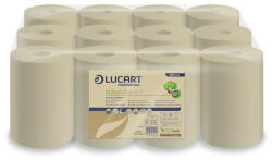 Lucart Kéztörlő 2 rétegű tekercses átmérő: 14 cm havanna barna 12 tekercs/karton 14 CF EcoNaturalLucart_861134 (861134)
