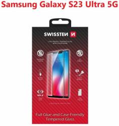 SWISSTEN Full Glue Samsung S918 Galaxy S23 Ultra 5G 3D üvegfólia - fekete (54501830)