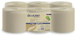 Lucart Kéztörlő 2 rétegű tekercses havanna barna átmérő: 20 cm 500 lap/tekercs 6 tekercs/karton EcoNatural 500 CF Lucart_852405 (852405)