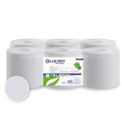 Lucart Kéztörlő 2 rétegű tekercses átmérő: 19 cm fehér 6 tekercs/karton 19 CF EcoLucart_861081 (861081) - tobuy