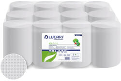 Lucart Kéztörlő tekercses 2 rétegű átmérő: 13 cm fehér duda nélküli 12 tekercs/karton EcoLucart 2.13 CL_861100 (861100)