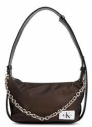 Calvin Klein Geantă Nylon Chain Shoulder Bag22 K60K611225 Negru