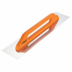 NEO TOOLS Acél simító, rozsdamentes, 580x128mm, fa markolat (50-191) - olaj