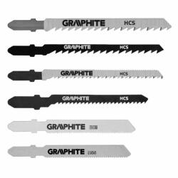 GRAPHITE Dekopírfűrészlap készlet 6db, bosch (57H754) - olaj
