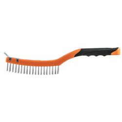 NEO TOOLS Drótkefe, rozsdamentes, 3x19 sor, kaparóval (39-052) - olaj