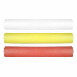 TOPEX Jelölőkréta, színes (fehér, sárga, piros) 13x85mm, 3db-os (14A968)