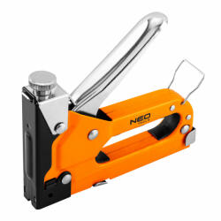 NEO TOOLS Tűzőgép, 3az1-ben G, L, E kapcsokhoz, 4-14mm, acél (16-031) - olaj