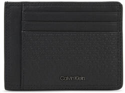 Calvin Klein Etui pentru carduri Calvin Klein Minimalism Id Cardholder K50K510906 Black/Tonal Mono 01O