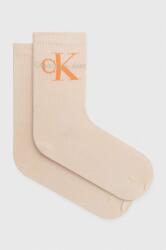 Calvin Klein Jeans zokni bézs, női - bézs Univerzális méret - answear - 4 690 Ft