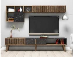 Sofahouse Design TV szekrény szett Cadelaria fekete dió