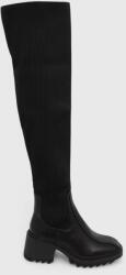 Answear Lab csizma fekete, női, lapos talpú - fekete Női 40 - answear - 14 985 Ft