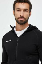MAMMUT sportos pulóver Aconcagua ML Hooded fekete, sima, kapucnis - fekete L