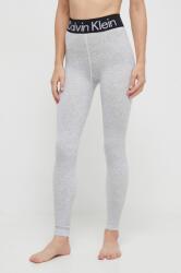 Calvin Klein legging szürke, női, melange - szürke L