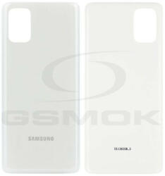 Samsung Akkumulátorfedél ház Samsung M515 Galaxy M51 fehér kameralencse nélkül Gh98-46142B Eredeti szervizcsomag