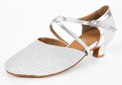 Botan női tánccipő Botan BS-5 ezüstszínű 4 cm Cuban Méret: 36