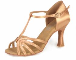 Botan női tánccipő BL-6 testszínű 7, 5 cm Flare Méret: 38, 5