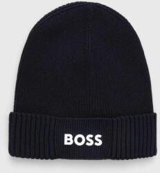 BOSS Green sapka gyapjú keverékből BOSS GREEN - sötétkék Univerzális méret