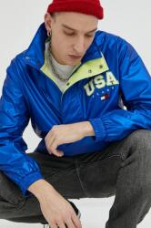 Tommy Jeans rövid kabát férfi, átmeneti, oversize - kék L - answear - 44 990 Ft