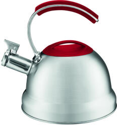 AMBITION Ceainic inox cu maner rosu 2L(2.5L), Lotis (37285)