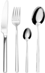 Ambition Set tacamuri inox, 24 piese, 6 persoane, argintiu, Como Silver (83934) Tacam
