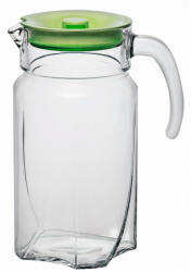 PASABAHCE Carafa sticla cu capac verde 1.7L, Luna (74951)