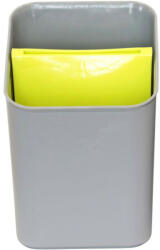 Domotti Scurgator tacamuri, 2 compartimente, gri/galben, Zefir (229533) Uscator vase